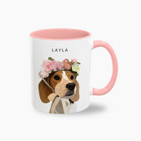 Coloured Custom Pet Mug (11oz)