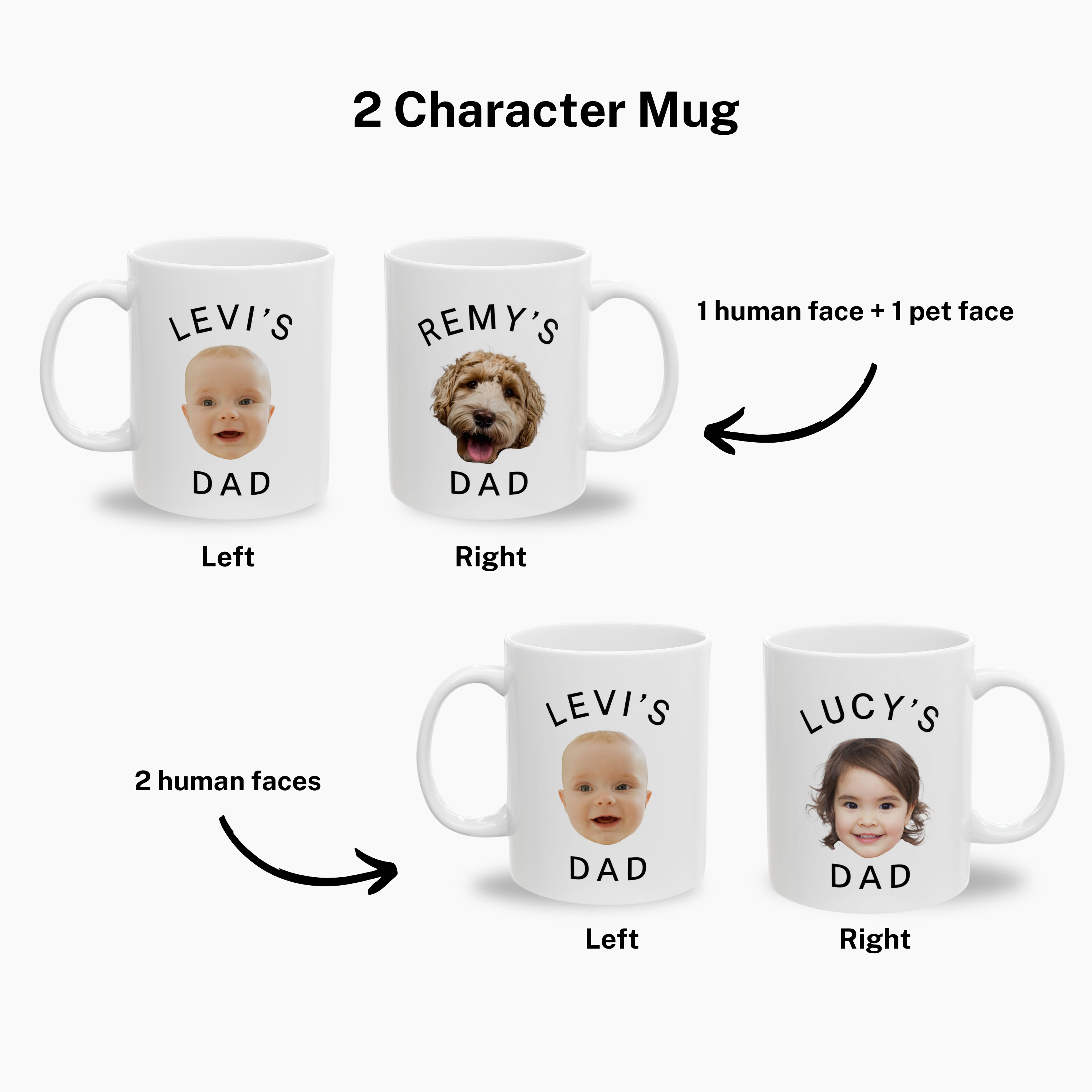 Custom Face Mug (11oz)