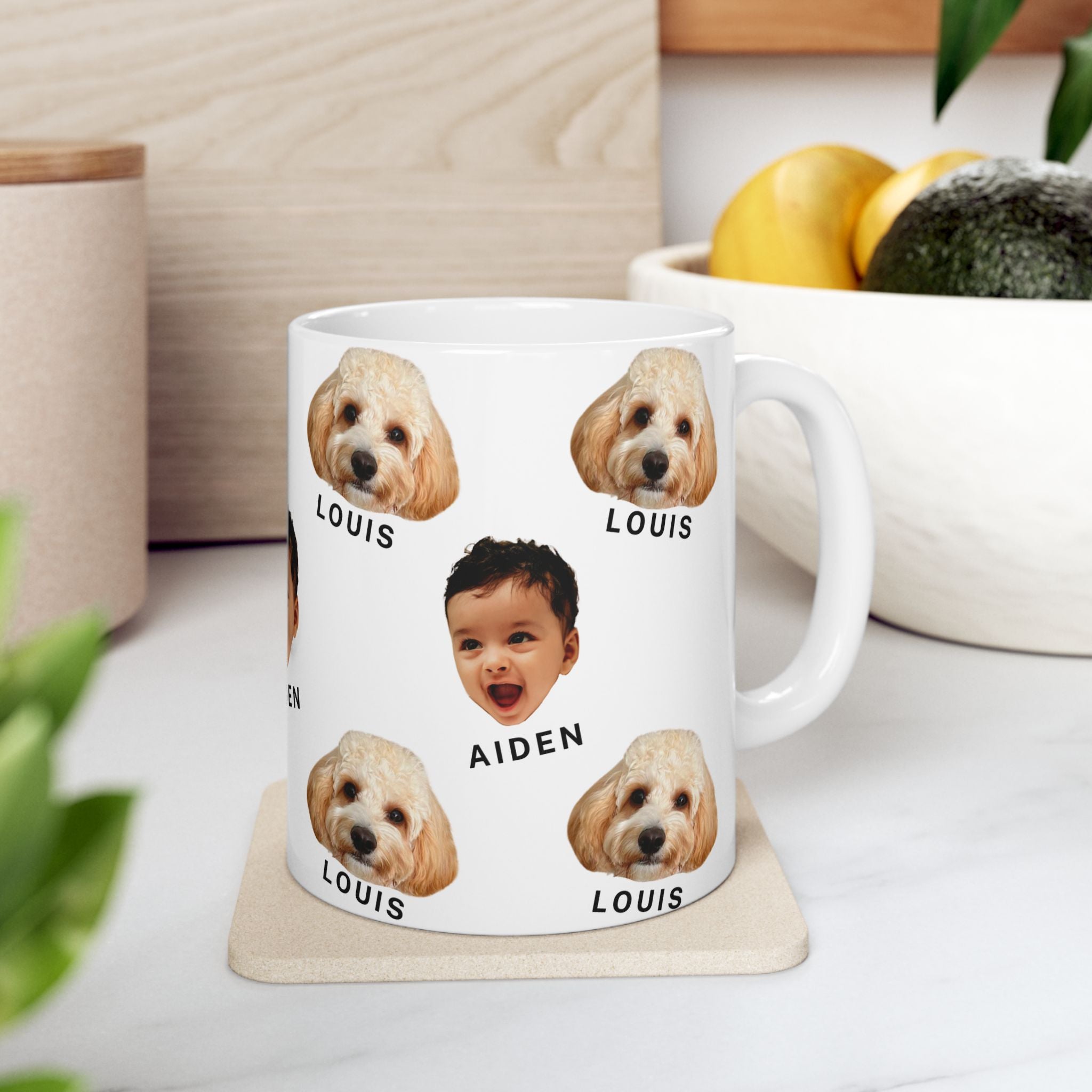 Pet + Human Face Mug (11oz)